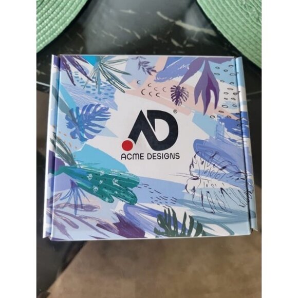 Set of 6 Coasters for Drinks Absorbing Round Ceramic Stone Coaster w Cork Base - Picture 3 of 3